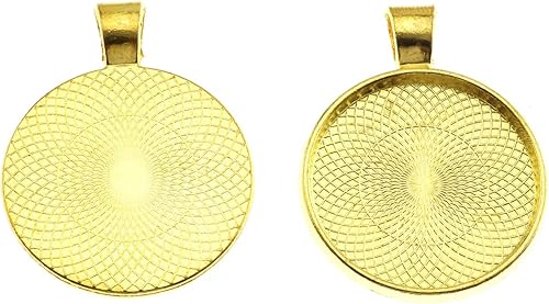 Miniatura 41 de Bandejas colgantes de bisel redondo, cabujón, base en blanco para manualidades, fotos, joyas, hallazgos, fabricación de accesorios, Plata Plata