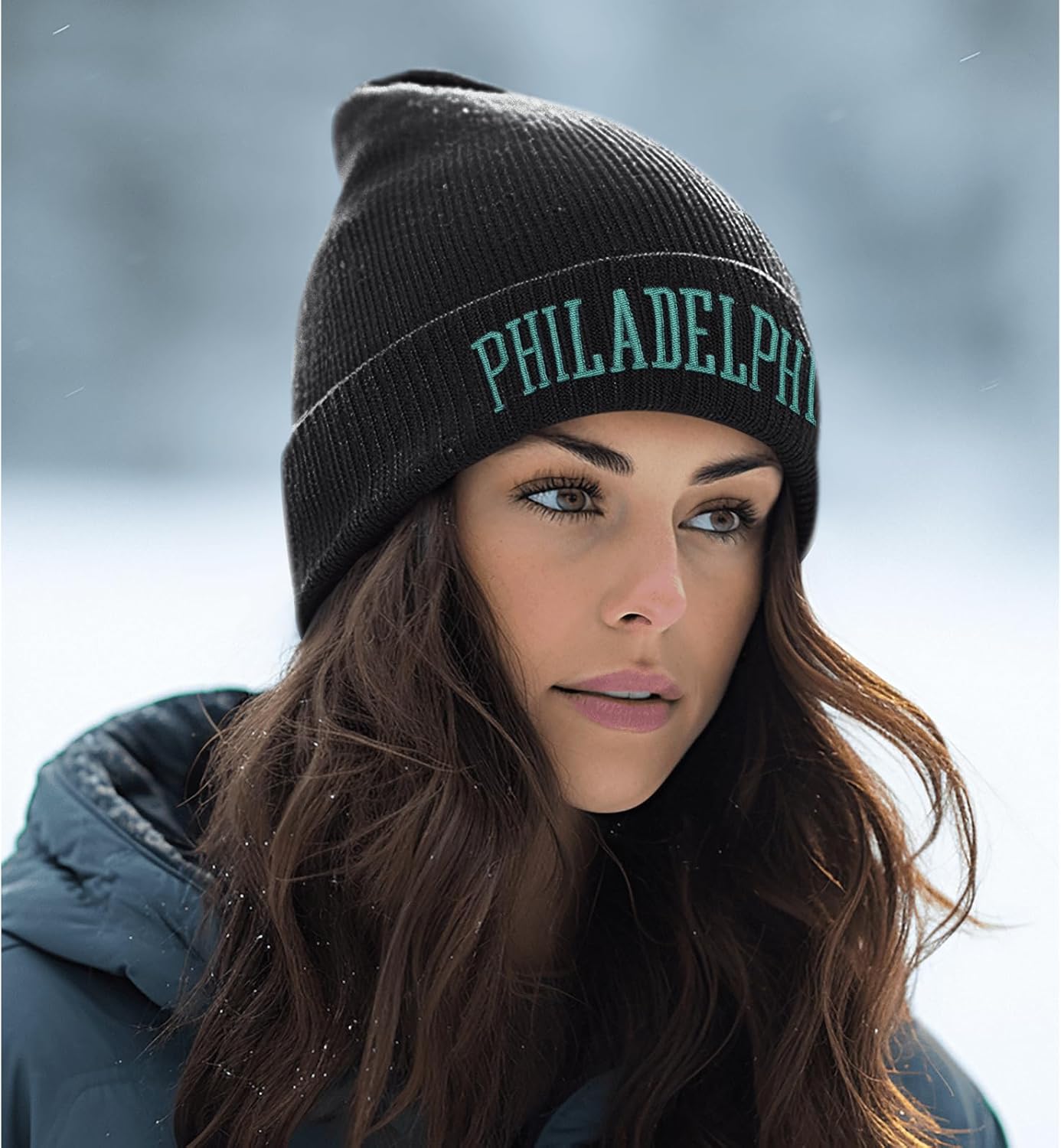 Winter Hat Cities Beanie for Men and Women Knit Cuffed Cap Perfect for Gifts - Image 5