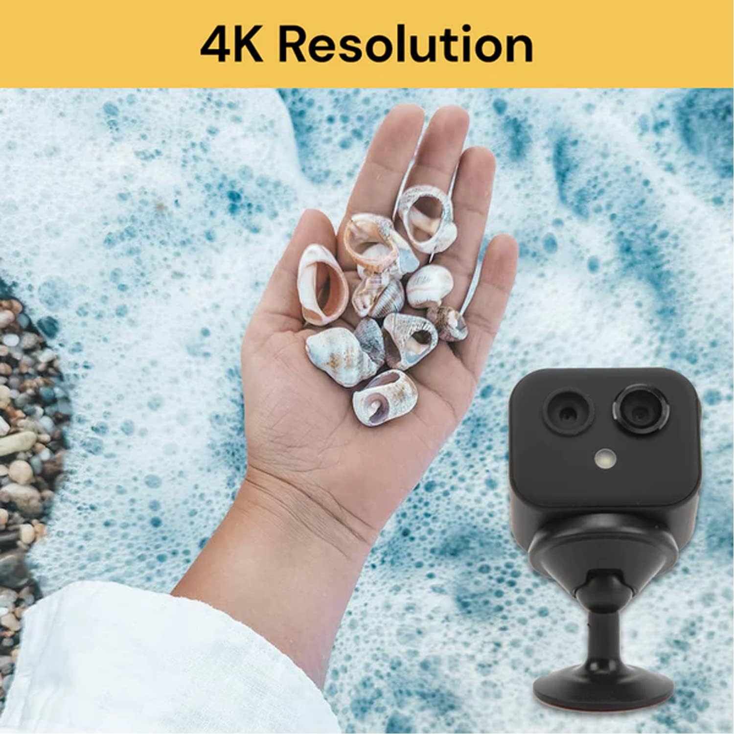 Unleash Security with the EZONEDEAL HD Mini 4K Wireless Camera: Your Ultimate Nanny and Home Monitor!