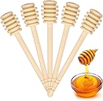 Plongeur de miel en bois pour serveur de jarre Dispense de la confiture de jaunisse de miel bâtons de mariage parti de faveur (8 CM -50 Pcs)