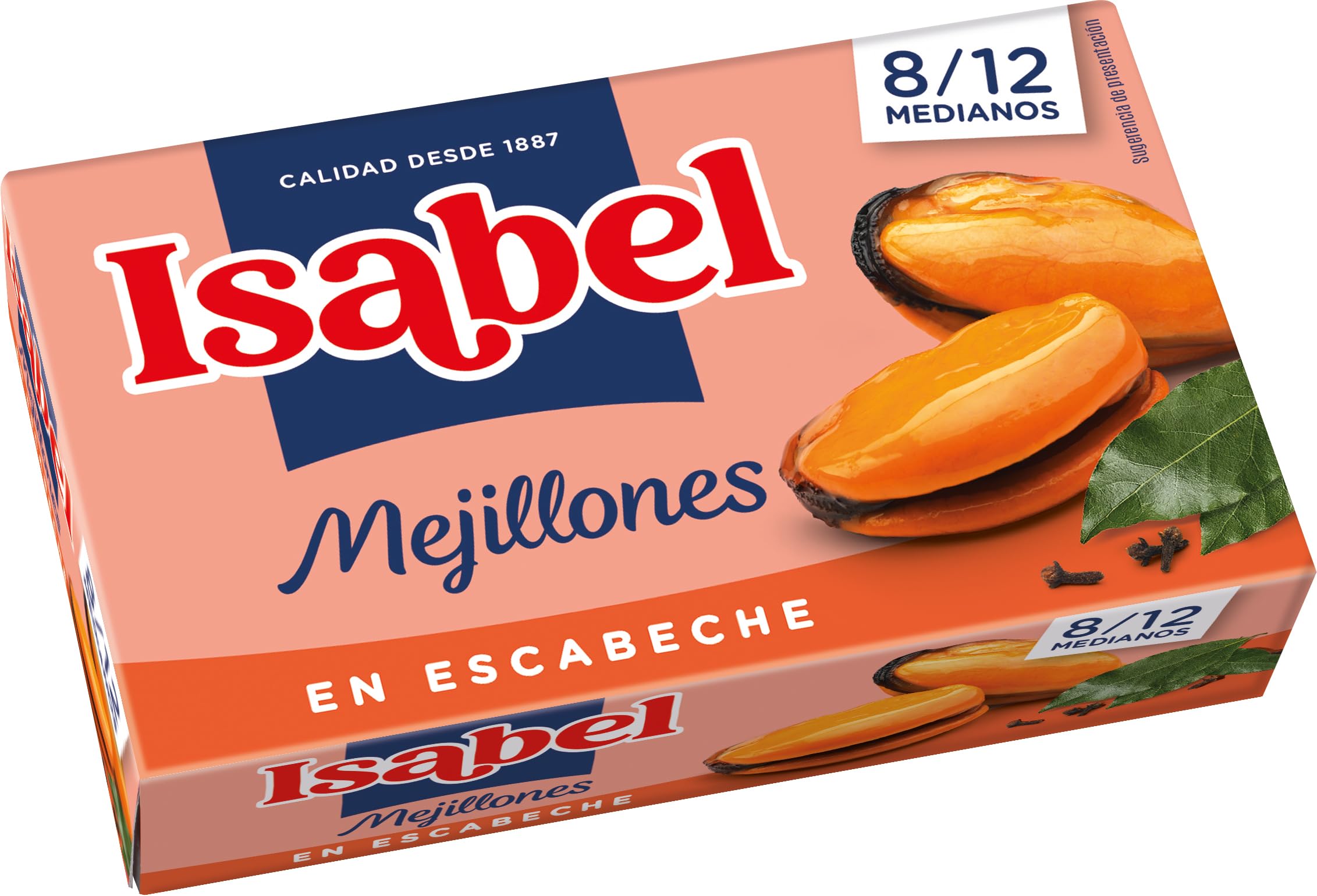 Isabel Mejillones en Escabeche Pack 5 Latas 8-12
