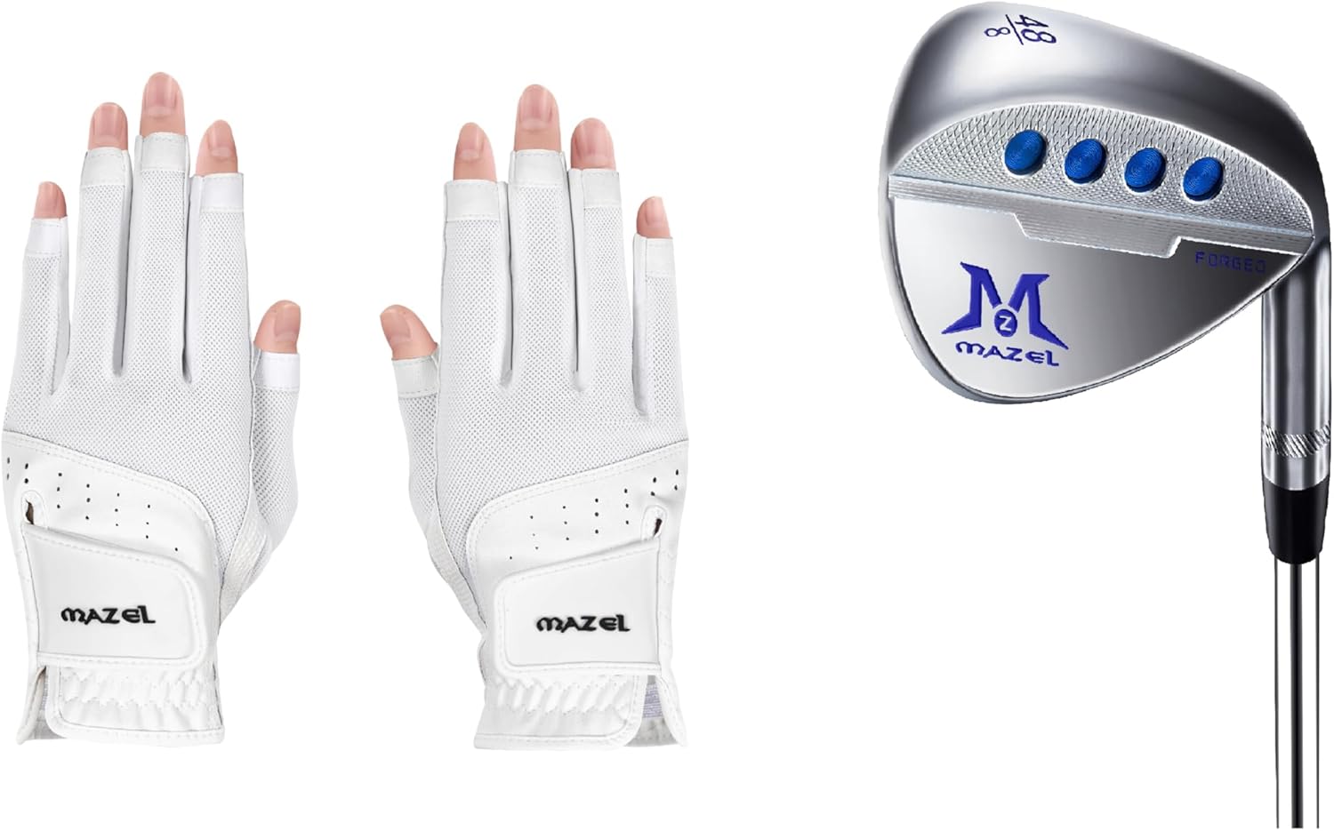MAZEL Golf Wedge Club & Women's Golf Gloves,Bundle of 2