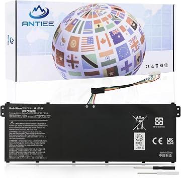 ANTIEE AP20CBL Laptop Battery Replacement for Acer Aspire 5 A515-45 A515-46 A515-56 Aspire 7 A715-43G Swift 3 SF314-43 SF314-511 Vero AV15-51 TravelMate Spin B3 B311RNA-32 TMB311RNA-32 SF314-43-R2P6