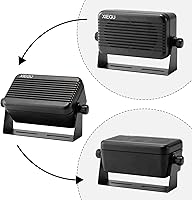 Vista 7 de Xiegu GY03 3.5mm Plug Rectangular External Speaker with Stereo Sound for CB/Mobile/Ham Radio, HF Transceivers, Compatible with Xiegu X6100 G1M