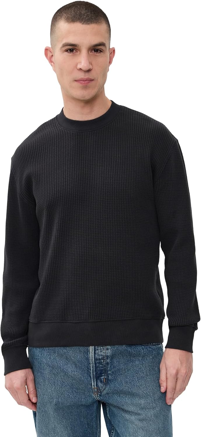 Madewell Men's Waffle-Knit Sweatshirt