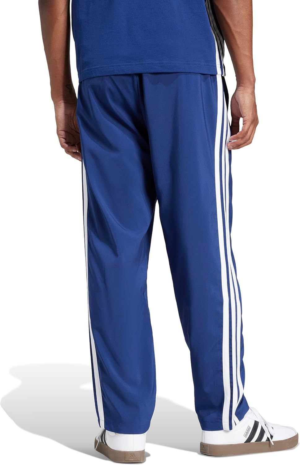 Adidas Mens Essentials 3-Stripes Open Hem Stanford Pants - Image 3