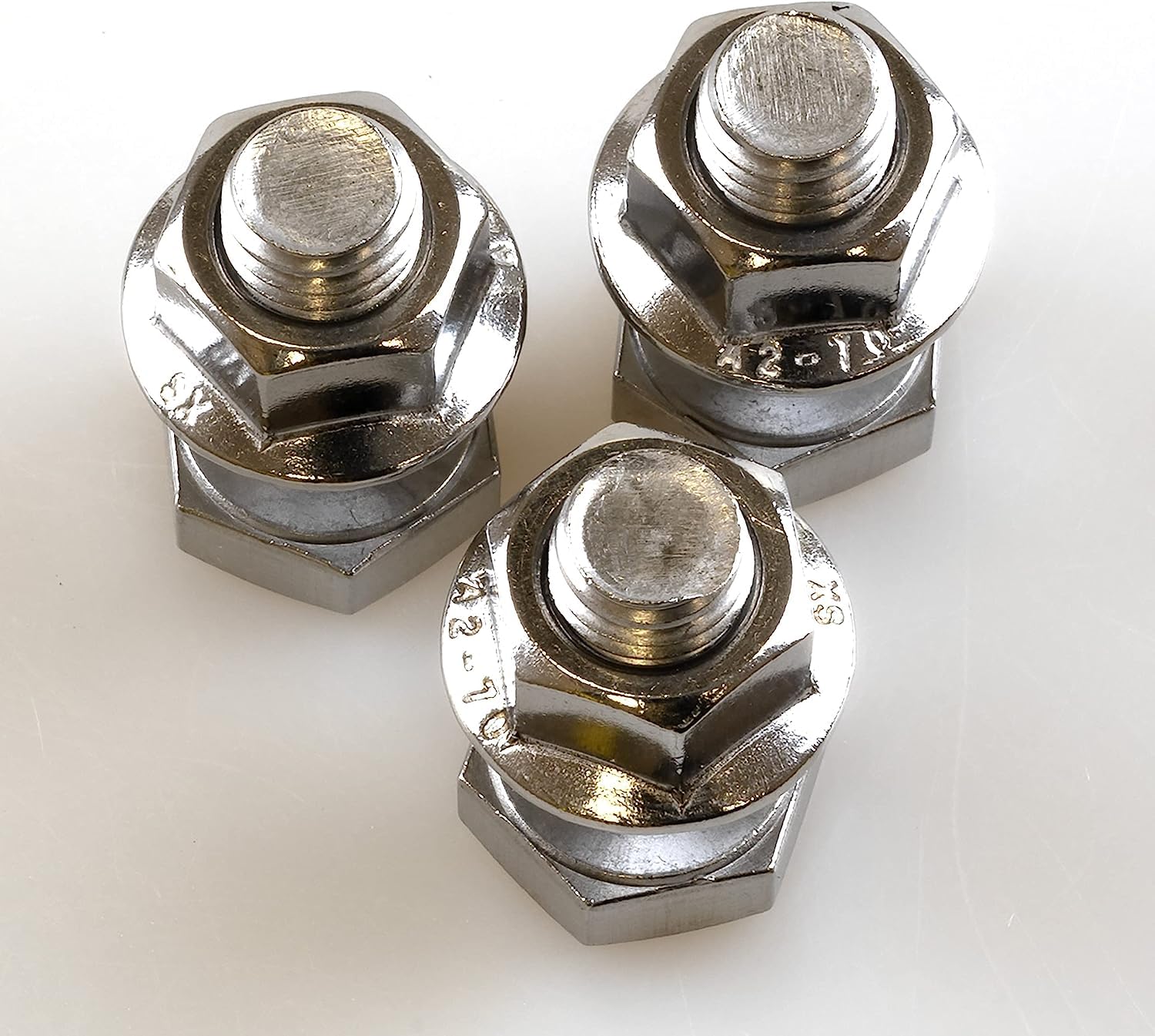 50 x SET Sechskantschraube mit Mutter M10 Photovoltaik Länge 25mm A2-70