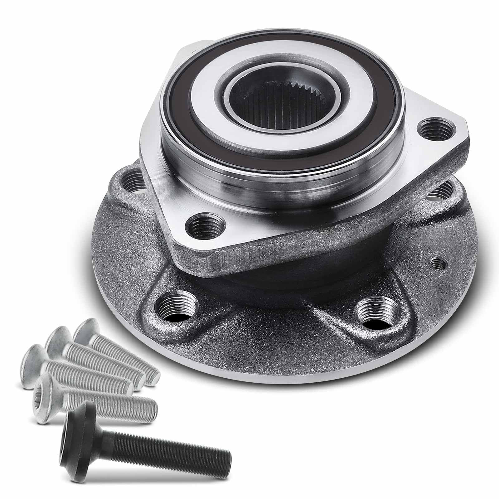 Frankberg 1x Kit de rodamientos de ruedas Frente o Trasera Compatible con A3 8P1 2003-2012 A3 Sportback 8PA 2004-2013 Q3 F3B 2018-2021 TT FV3 FVP 2014-2021 Toledo III 5P2 2004-2009