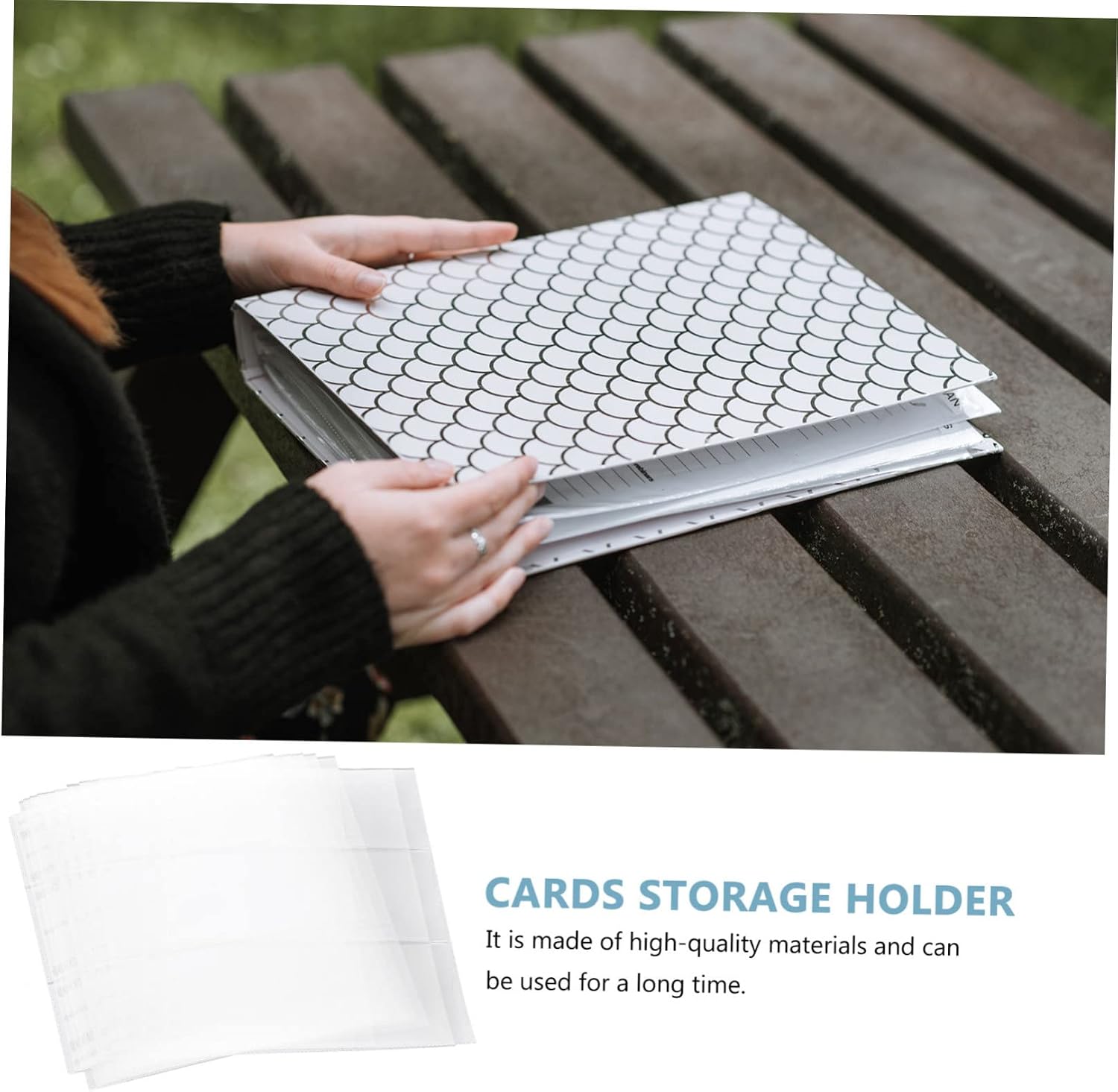 SOLUSTRE 20Pcs Transparent Photo Album Inner Page Bags for Game Pictures Protective Covers for Photos Postcards and Collectibles for Home and Office Organization