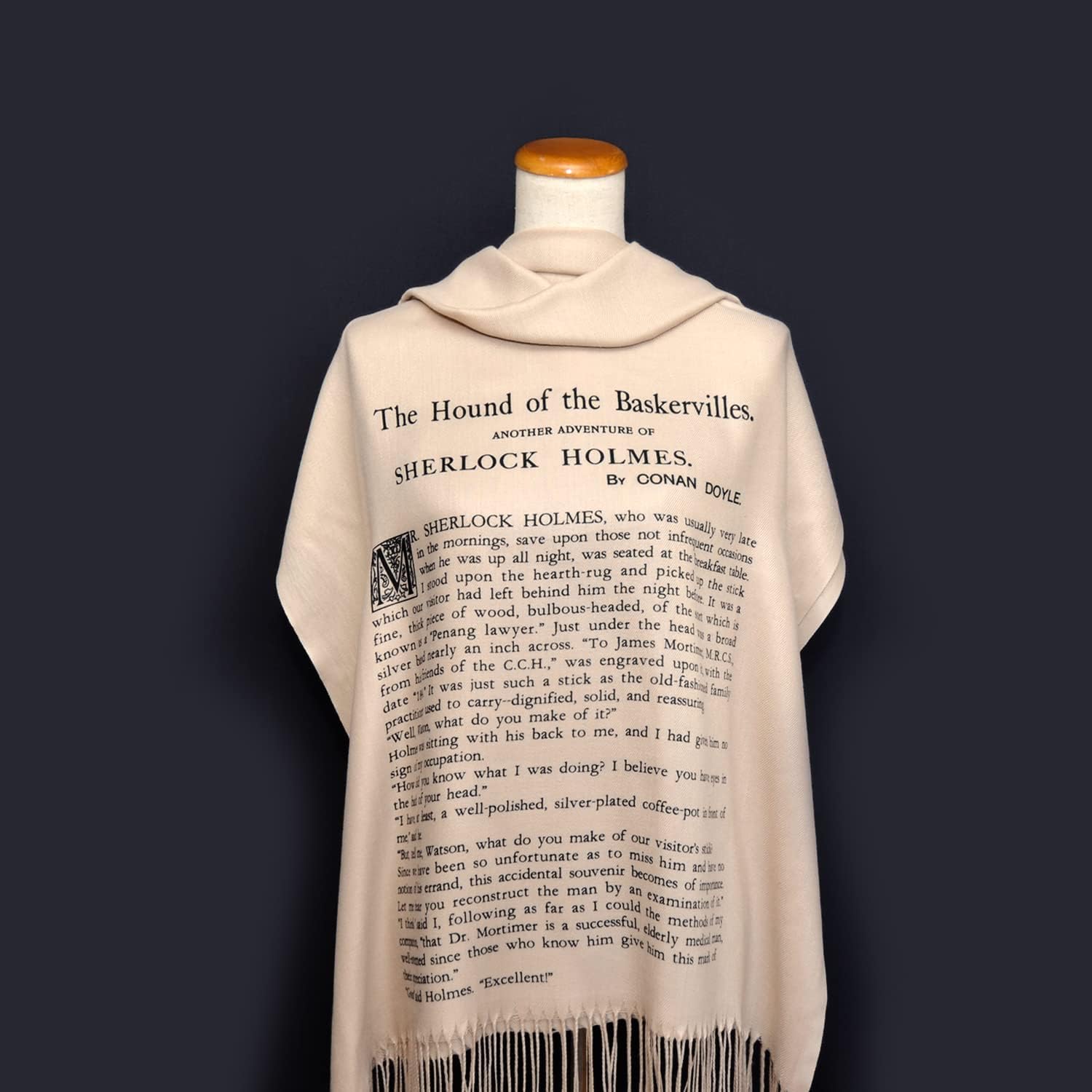 Sherlock Holmes Scarf Wrap Shawl