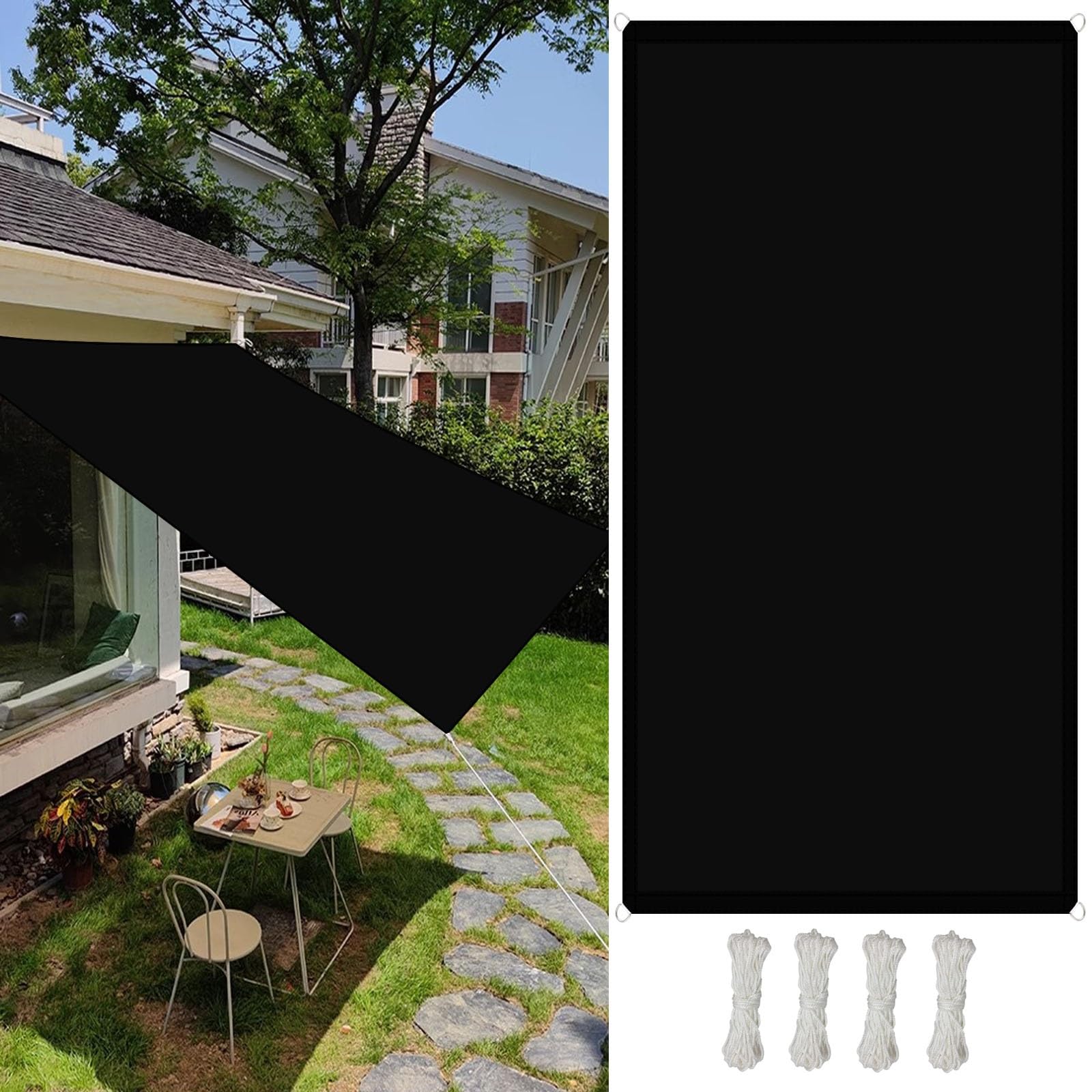 Voile d'ombrage carré et rectangulaire pour votre terrasse de jardin