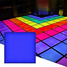 Dance Floor Stage Lights Tempered 8 * 8ft Glass with Fight Case Panel LED Dance Floor for Wedding Party 3D RGB-Wired