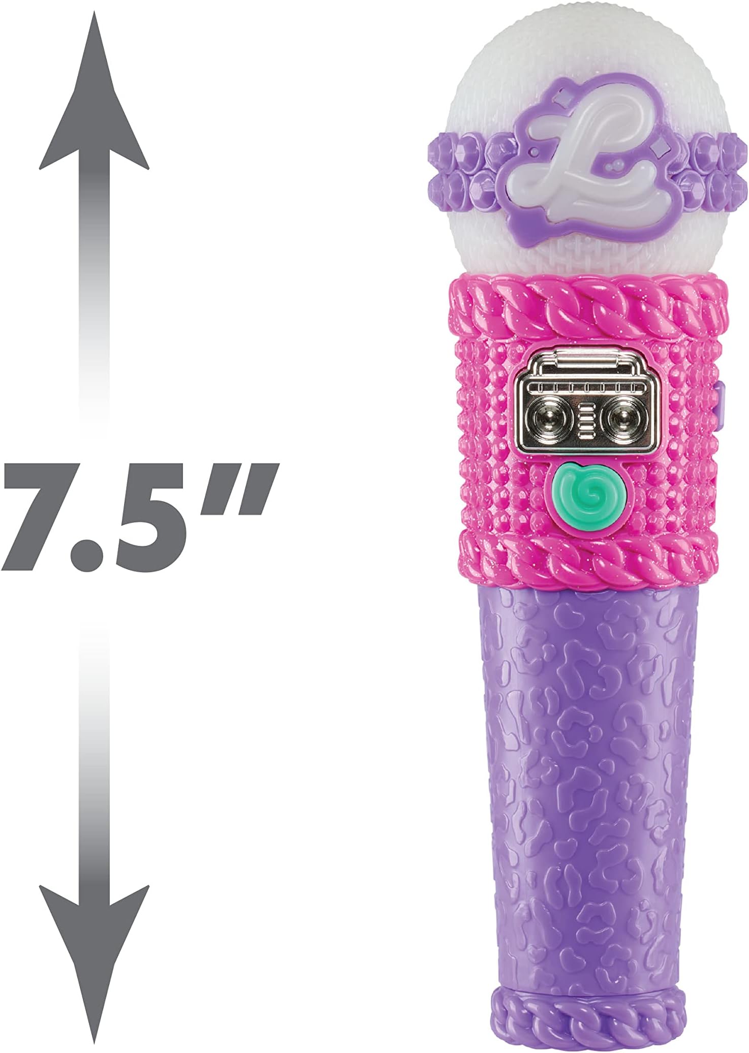 Just Play That Girl Musical Toy Microphone with Lights and Sounds, Kids Toys for Ages 3 Up, Gifts and Presents
