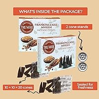 Vista 45 de TRUMIRI Copal Incense Cones - Total 20 Cone Incense - Dual Pack of 10 Insence Cones - Incense Cones Scented - Cone Incense Scents - Insense Cones