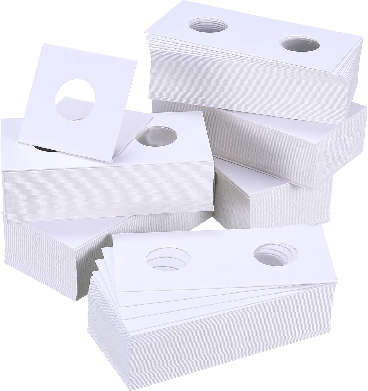 300 Pieces 6 Sizes Coin Flips Cardboard Coin Collecting