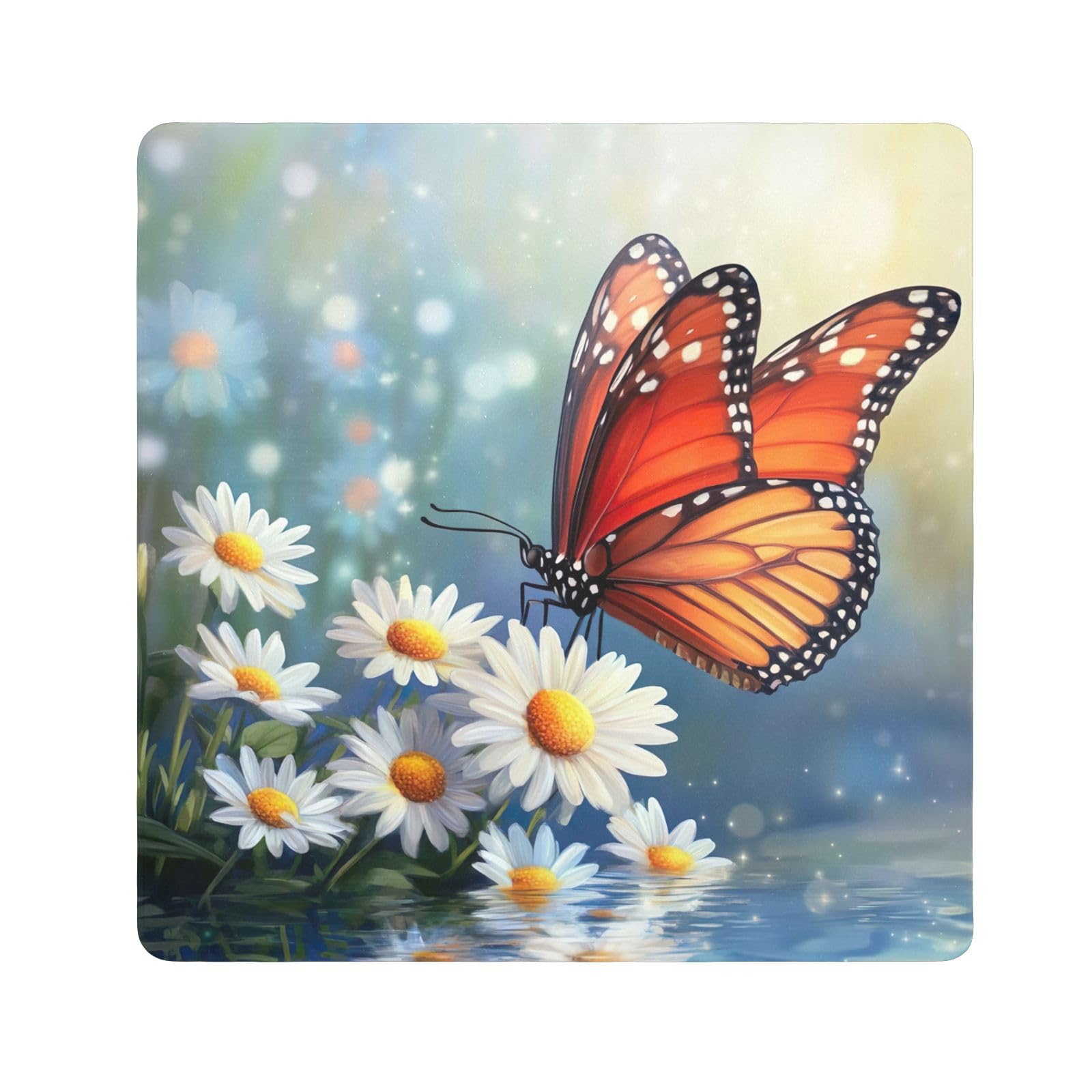 ODAWA Butterfly White Daisy Flowers 21.7