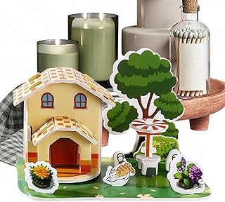 Comprar Ruwshuuk Kit de Rompecabezas Tridimensional para Niños | Maqueta Arquitectónica con Diseño de Dibujos Animados - Actividad Manual Padres-Hijos para Aprendizaje Preescolar En Guardería, Viajes Y Hogar