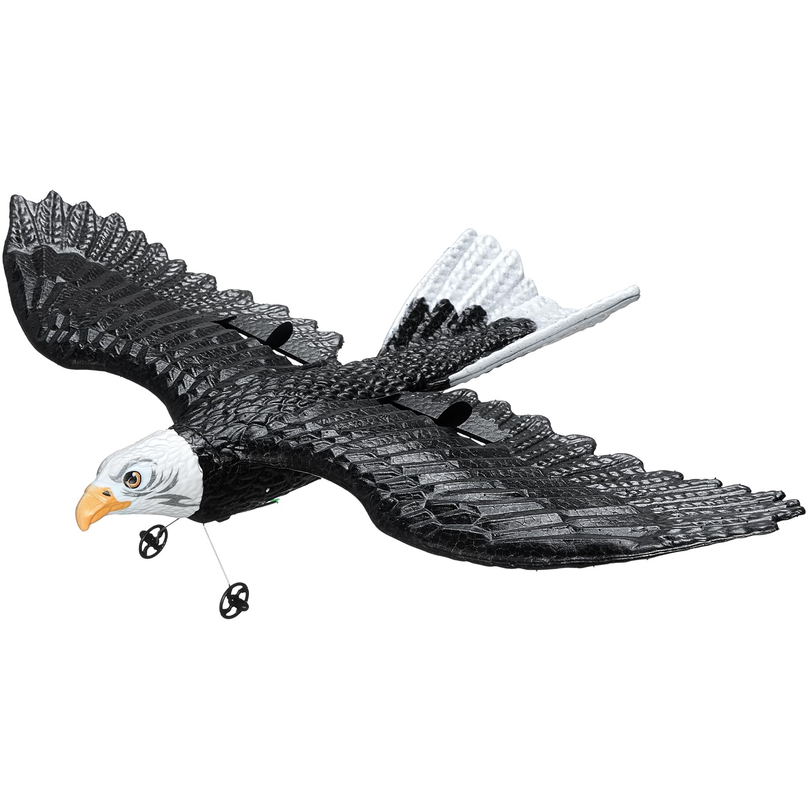 VEVOR RC Plane, 2.4GHZ 2 Channel RC Airplane with 6-Axis Gyro Stabilizer&2 Batteries, Ready to Fly Eagle Aircraft Plane Toy, RC Glider for Adults Beginners Kids Birthday/Xmas Gift