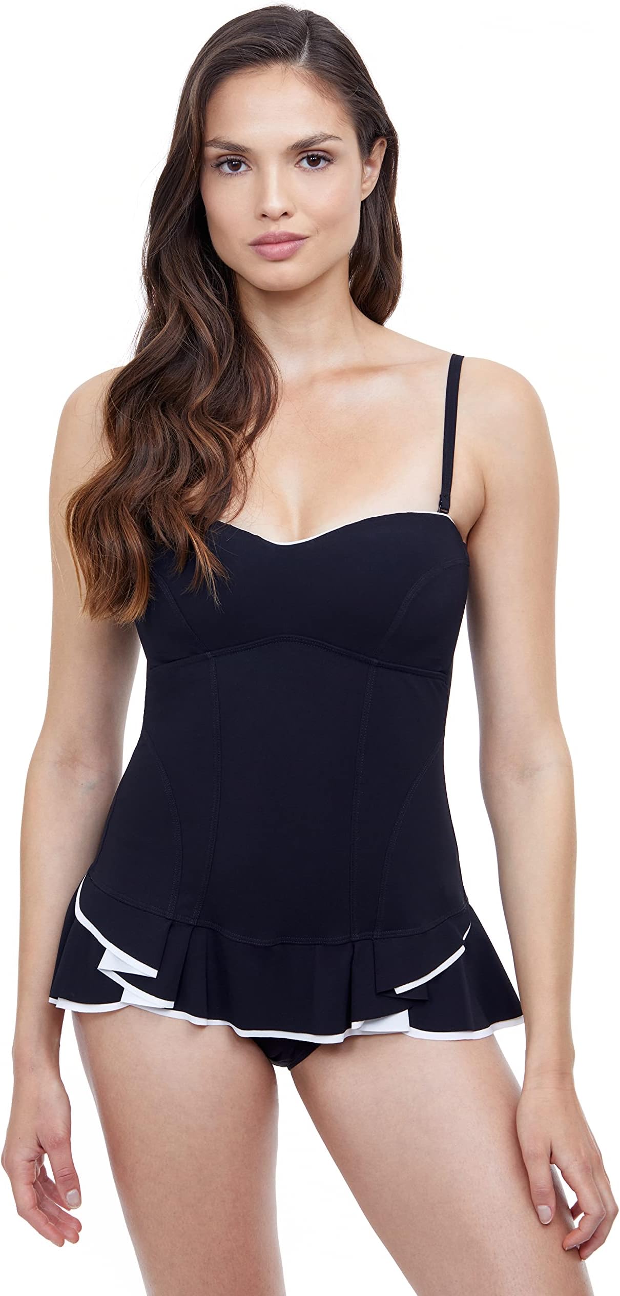 Profile by GottexWomen's Standard Bandeau Swimdress One Piece Swimsuit