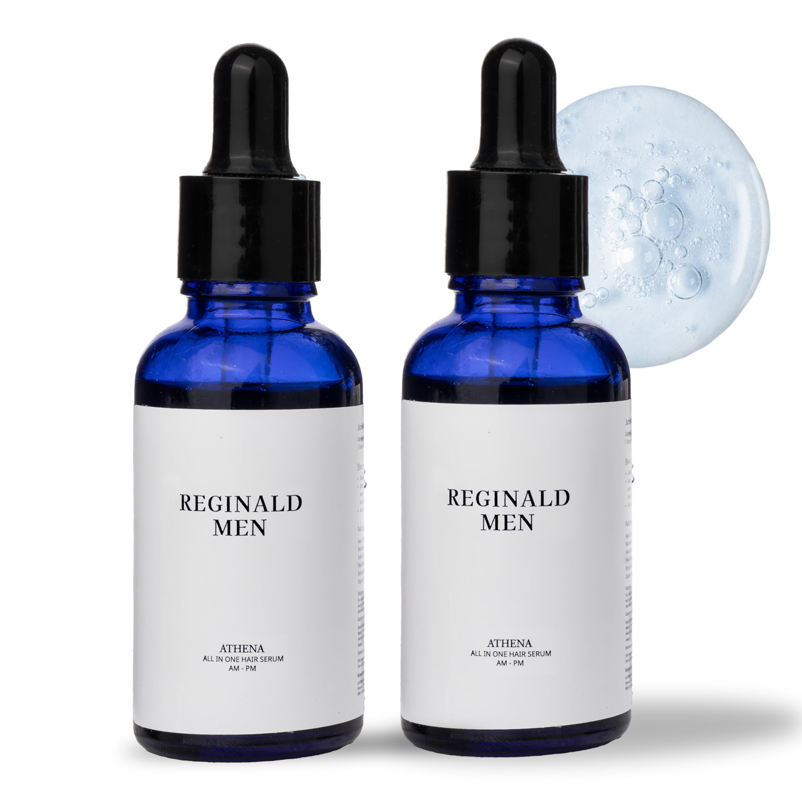 Reginald Men Athena- All in one Hair Serum | Hair Fall Control & Follicle Boost with 12 Actives | Advanced Hair Growth Serum For Scalp | Controls HairFall & Boosts New Hair Growth | For Men | 60ml