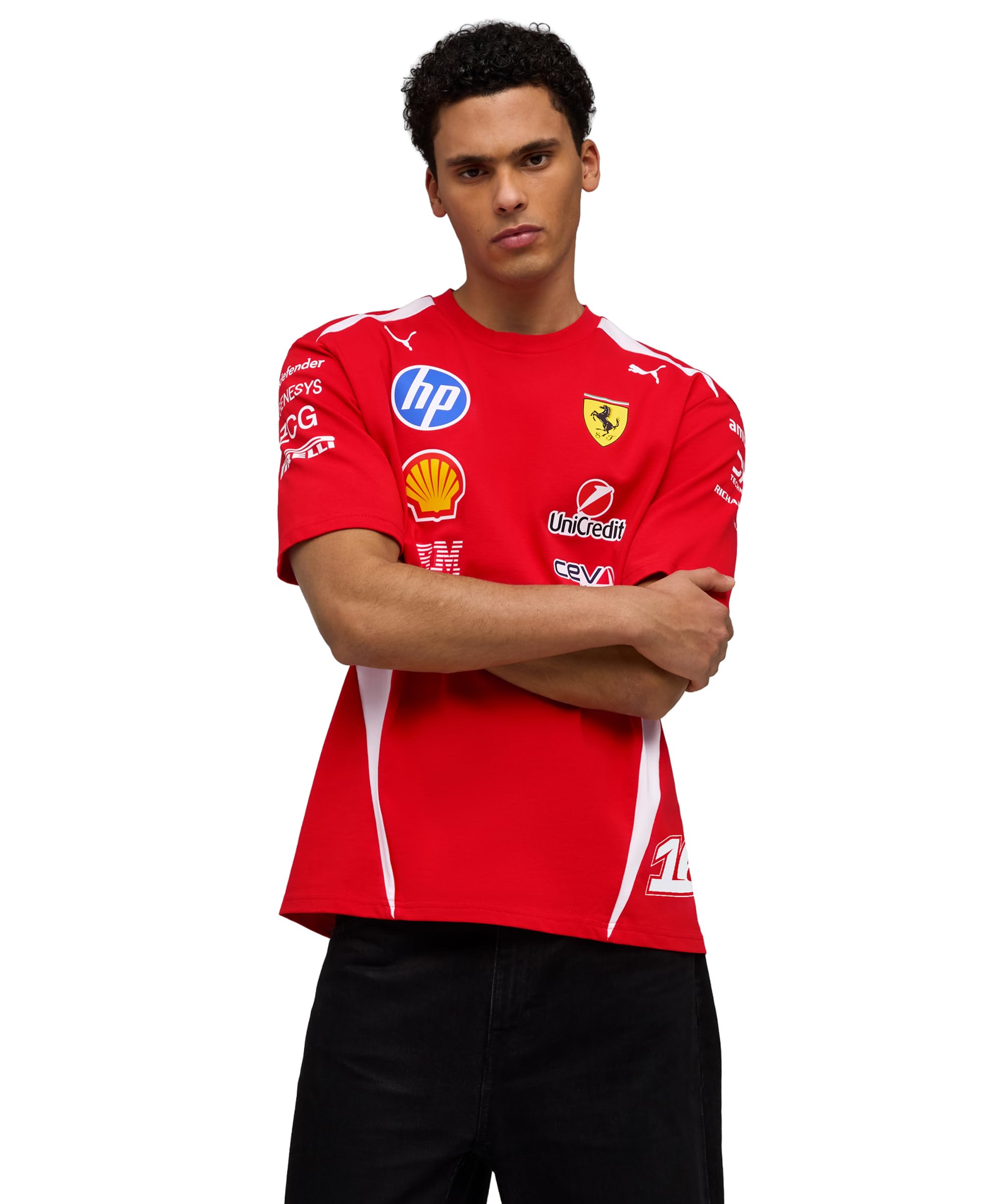 PUMA Scuderia Ferrari F1 2026 Charles Leclerc T-Shirt - Rot - L