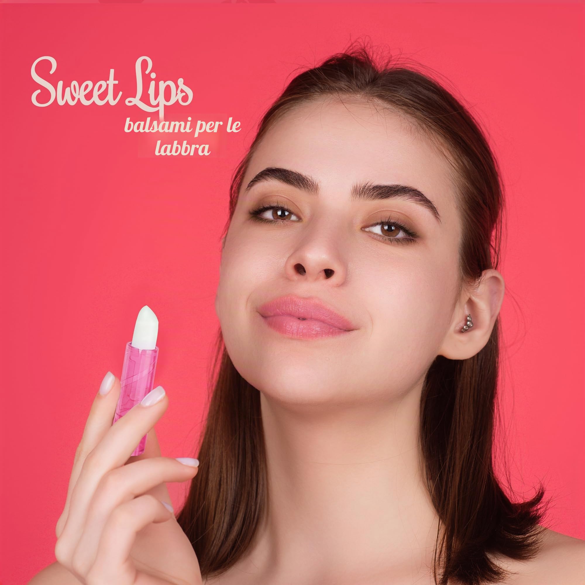 100 x Lip Balm Rossetto Fruttato 4 Vassoi Espositori All'ingrosso Sapori Misti all'ingrosso Sacco Di Lavoro