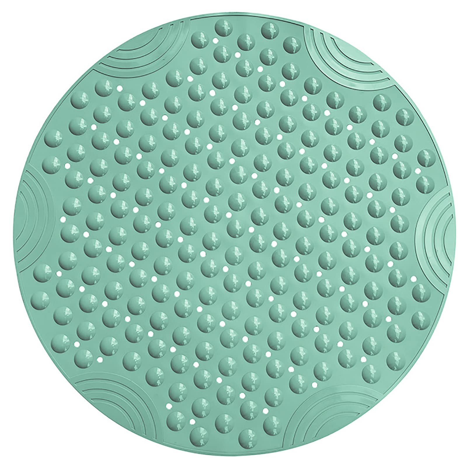 Tapis de bain antidérapant avec ventouses et trous de drainage pour l'évacuation