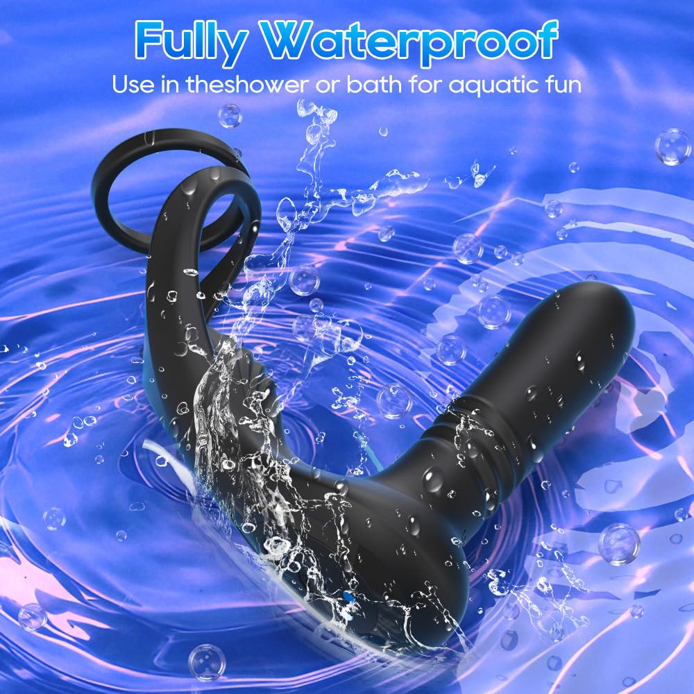 Vibratori, anelli vibranti universali, vibratori con telecomando, massaggiatori, dildo vibranti con 10 modalità, plug anali vibranti