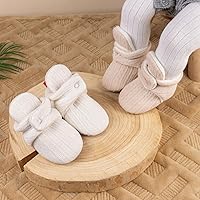 Vista 81 de Sawimlgy - Botines de algodón antideslizantes para recién nacido, con agarre, para cuna o para el invierno 010/Amarrón