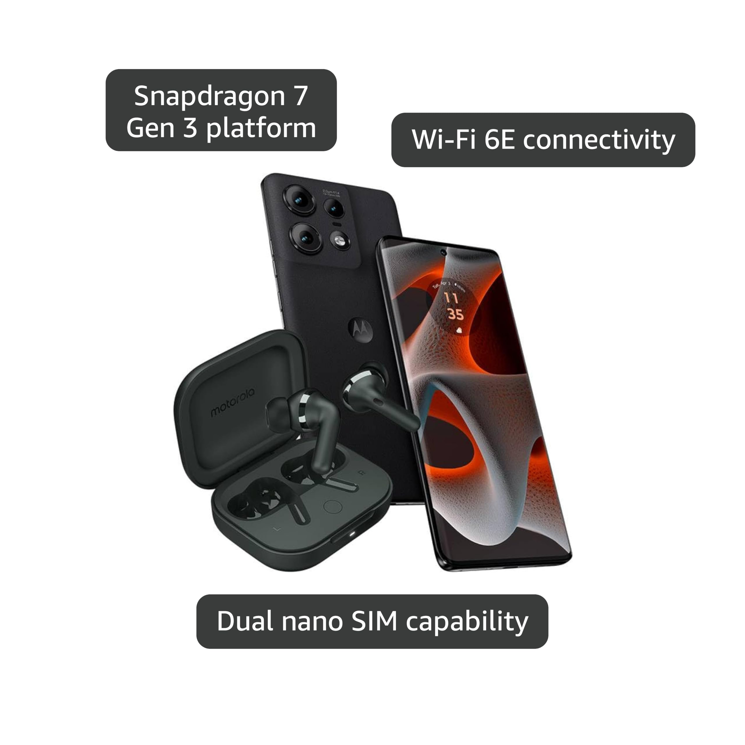 Amazon.com: Motorola Moto Edge 50 Pro 5G Ai (Tmobile Mint Tello