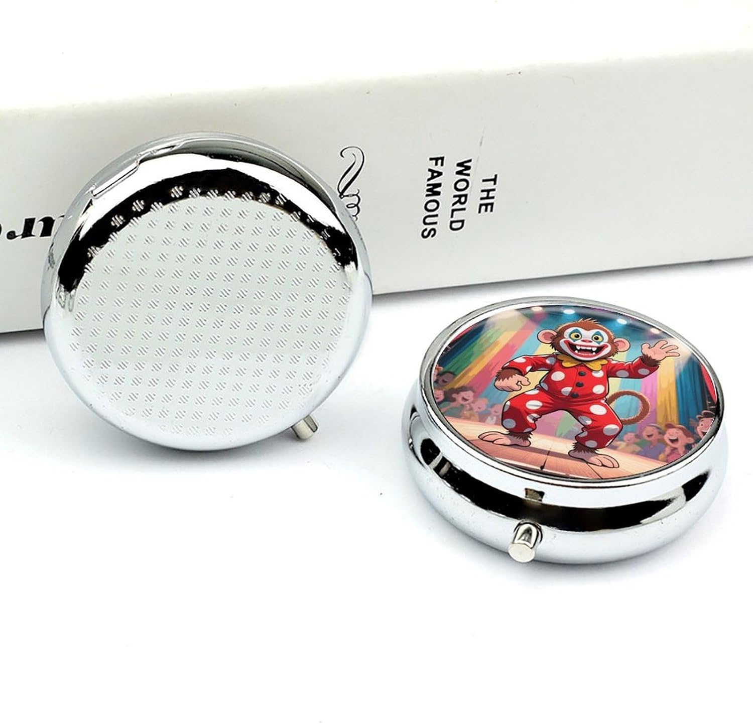 Funny Monkeys Cute Pillbox 3 Compartment Pill Organizer image 5