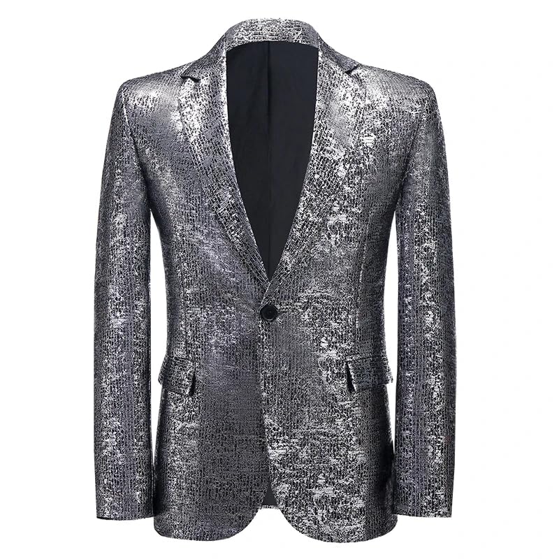Men's Dress Blazer Lapel Suit Jacket2