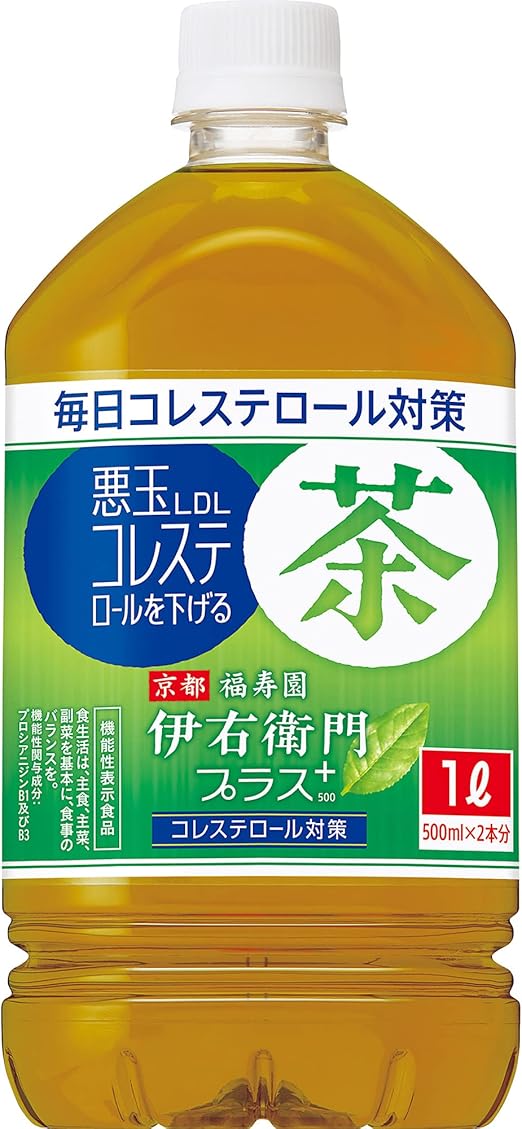 Amazon 機能性表示食品 サントリー 伊右衛門 プラス コレステロール対策 1l 12本 伊右衛門 お茶飲料 通販