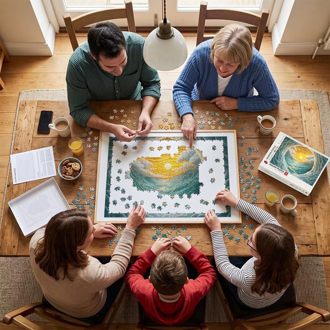 Puzzle 5000 Pezzi, Puzzle Nuvola per Adulti, 157x106cm, Compact Box -4768