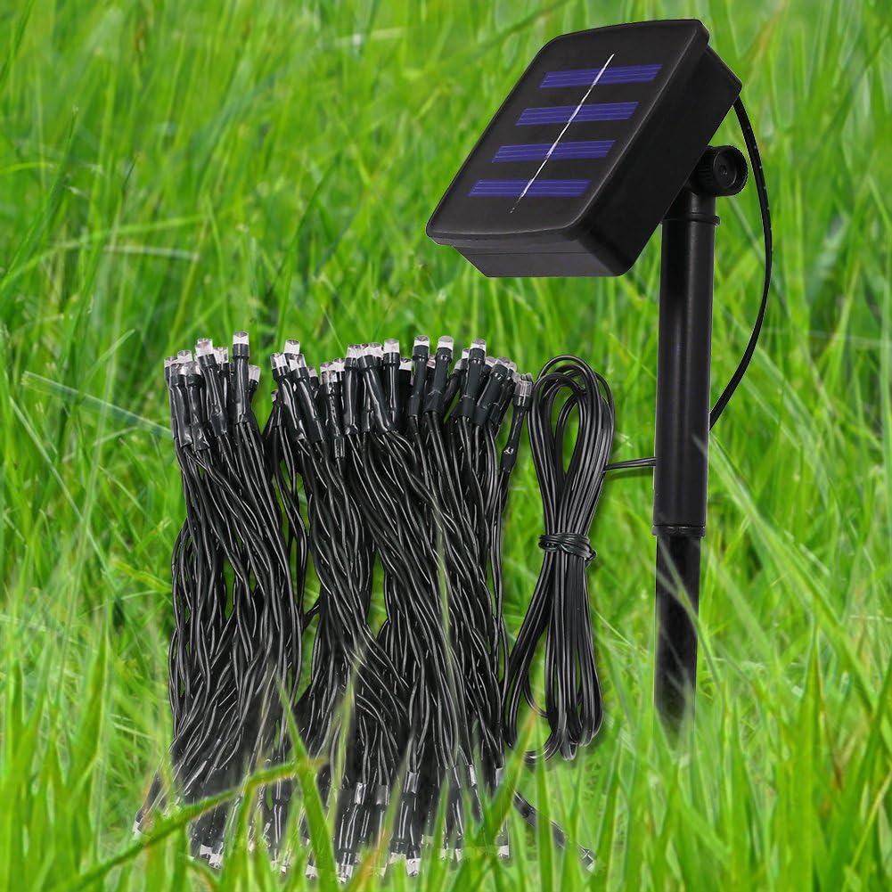 Solar String Lights, 171ft Solar Christmas Light, 500 Units LED 2 Modes Solar Powered Fairy String Lights for Outdoor, Gardens, Homes, Wedding, Christmas Party, Waterproof (White)