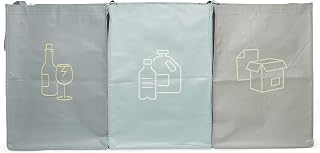 Kikkerland Recycling Stations Set of 3 - OR111