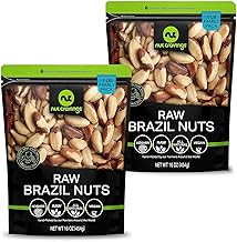 NUT CRAVINGS - Raw Brazil Nuts, Unsalted, No Shell, Whole, (16oz - 2 Pack) Packed Fresh in Resealable Bag - Kosher Healthy Snack, Food Assortments
