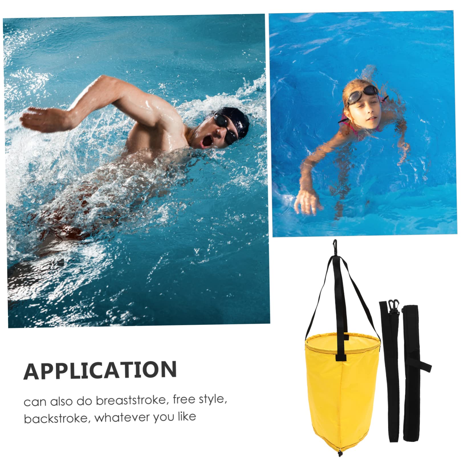 Nuotare con Il Paracadute Attrezzatura da Nuoto Attrezzature per Esercizi in Piscina per Adulti Attrezzatura da Biliardo Corda per Esercizi Panno dell'unità di Elaborazione