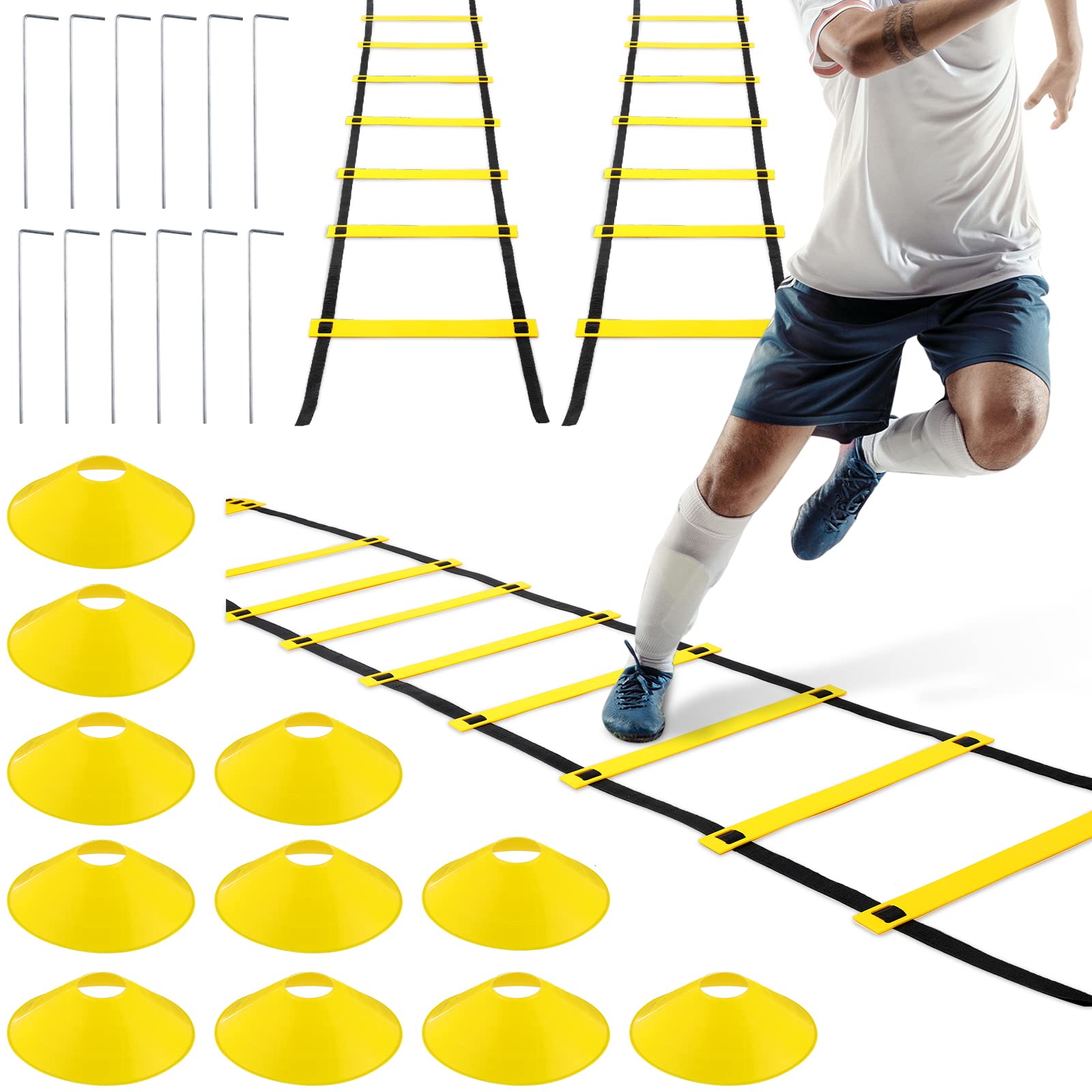 52 Pcs Speed Training Equipment 