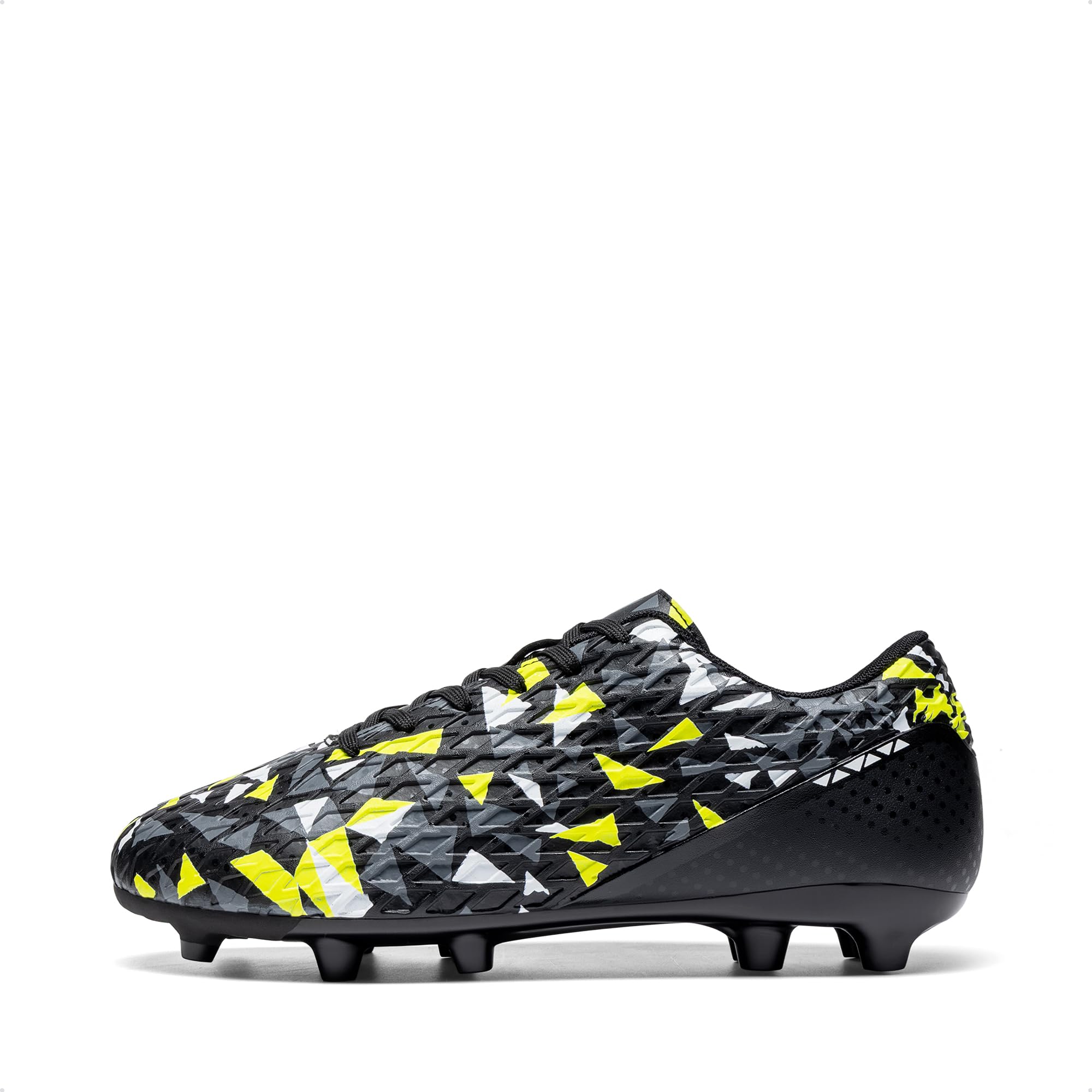 DREAM PAIRS Tacos de fútbol para hombre con tacos de fútbol FG/AG para entrenamiento profesional al aire libre ligeros zapatos de fútbol