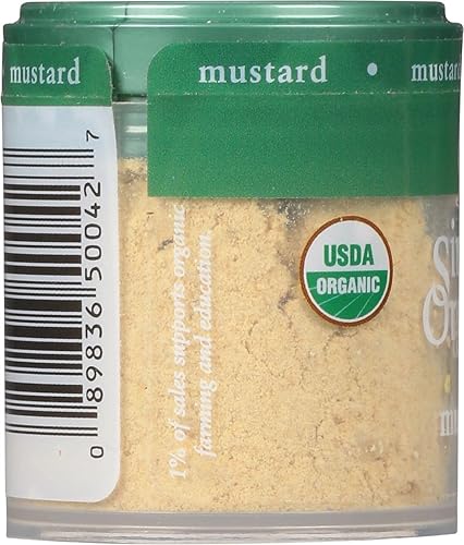 Miniatura 3 de Simply Organic Semilla de mostaza molida, orgánica certificada | 0.46 oz | Paquete de 6 | Sinapis alba L.