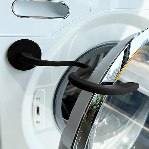 Miniatura 7 de Soporte magnético para puerta de lavadora, soporte de puerta de lavadora de carga frontal, mantiene la puerta de la lavadora abierta, accesorio de