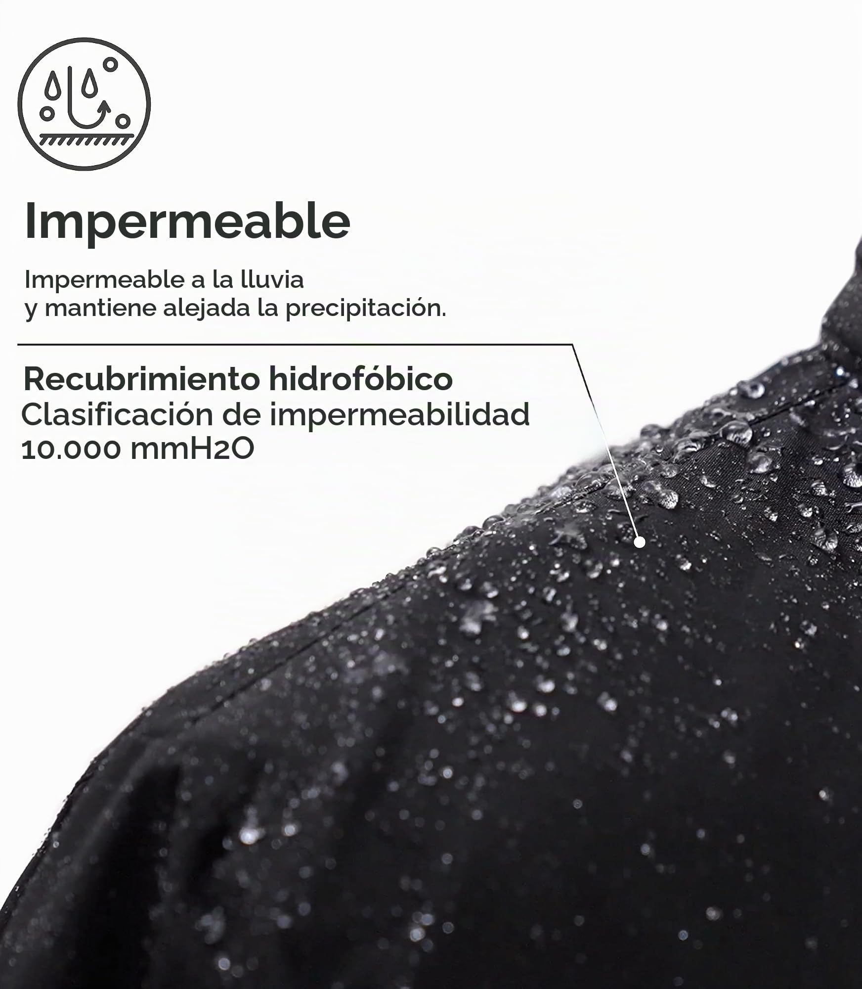 Wantdo Chaqueta de Hombre Montaña de Senderismo Abrigo de Esquí Antiviento | Con capucha,Cortavientos,Múltiples Bolsillos,Montaña,Actividades al aire libre,Senderismo,Estilo Informal,Cremallera Completa
