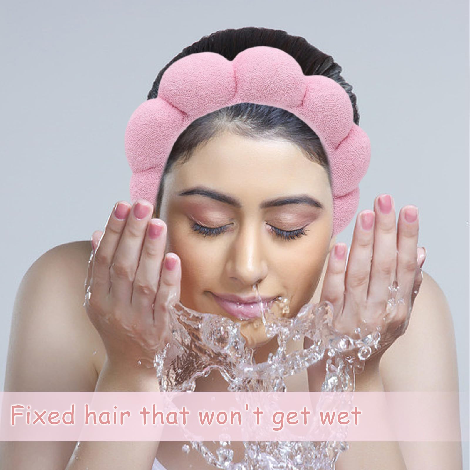 Spa Fascia per Capelli Da Donna, Fascia per Il Lavaggio Del