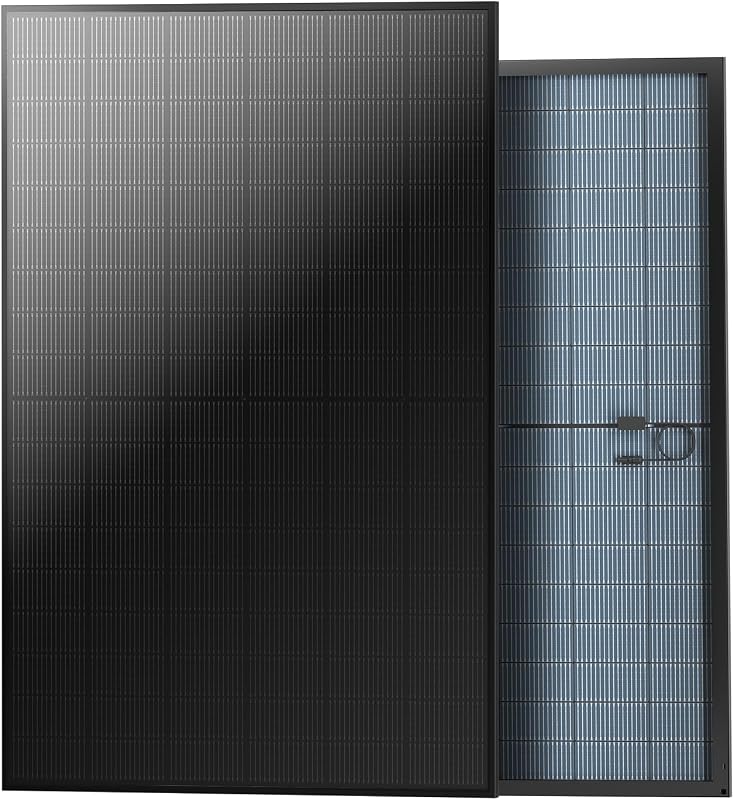 UL61730 425W N-Type Bifacial Solar Panel, 16BB Monocrystalline, Up to 25% Efficiency, for 12V/24V/48V On-Grid & Off-Grid Systems, Rooftop, Home, Farm, Energy Storage, Charging Station
