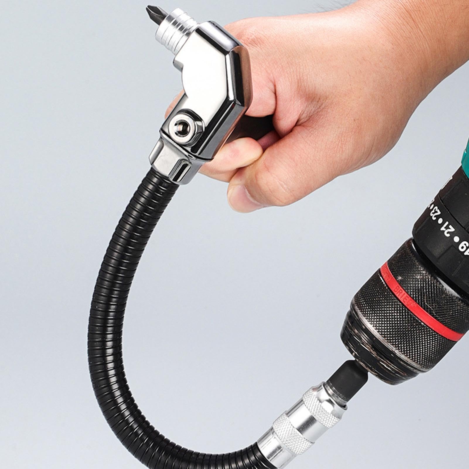 Adattatore Trapano ad Angolo Retto Preciso, Compatto, Ergonomico, | Adattatore A 90 Gradi Per Trapano Hobbisti, Riparazioni Domestiche, , Garage e Artigianato