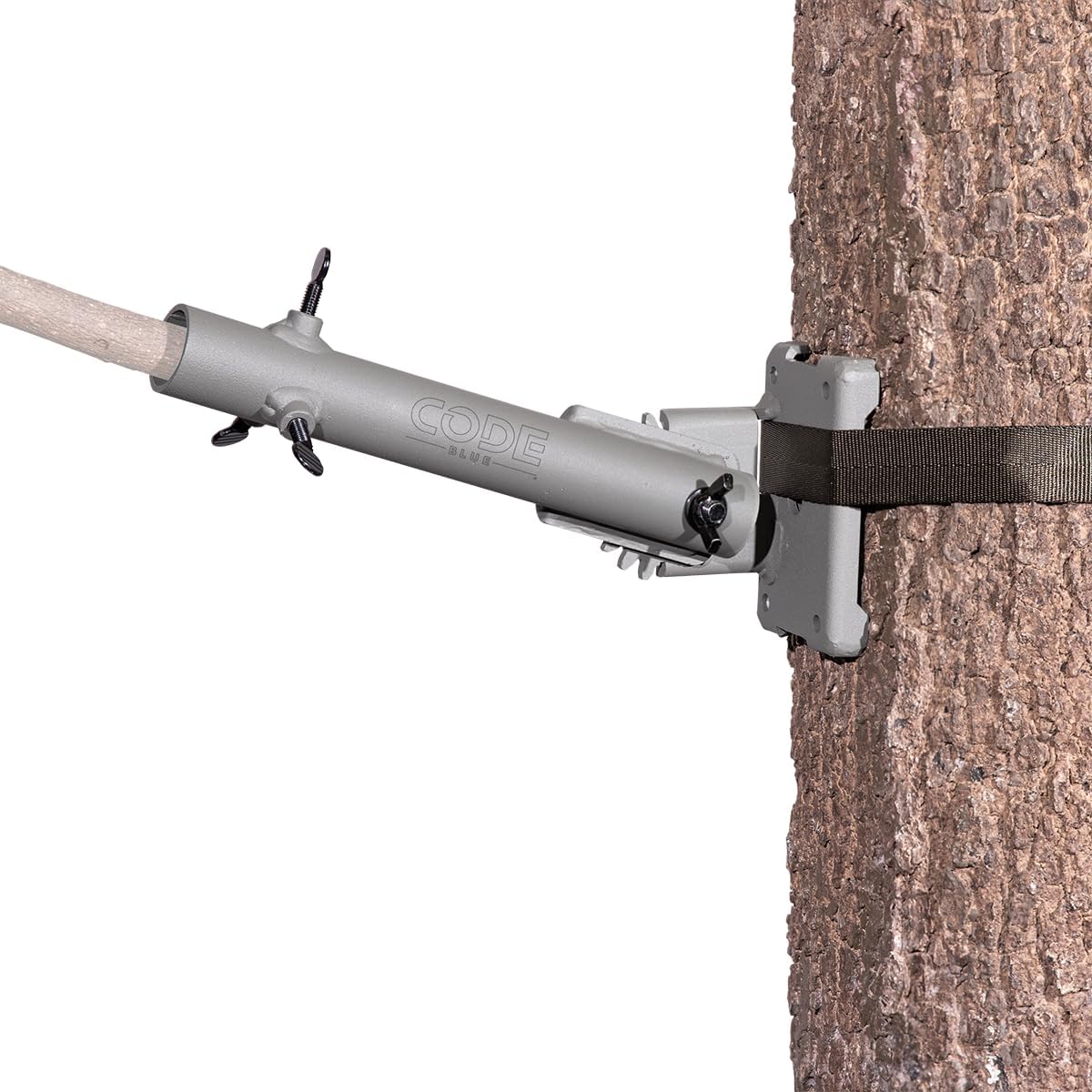 Code Blue Buck Angler™ Licking Branch System – Versatile Tree, Ground & Post Mount Kit with Rack Rub® Gel & Doe Estrous for Maximum Scent Coverage – Essential Deer Hunting Accessories to Draw Bucks In