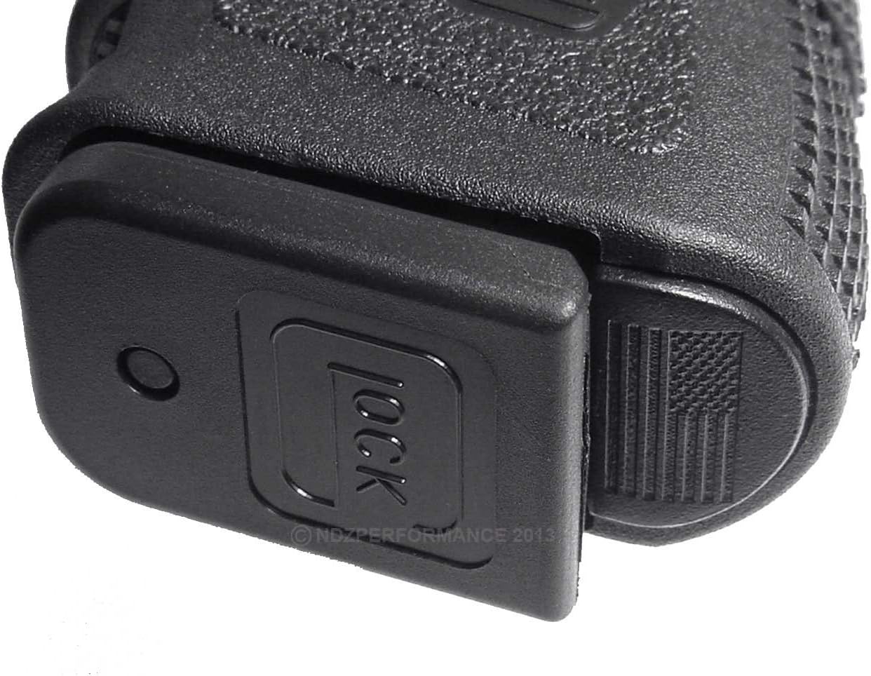 Jentra JP2 Grip Frame Plug installed in a Glock pistol grip