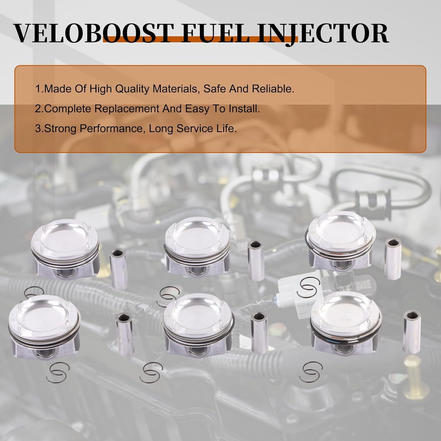 11257610295 Piston Ring Kit Φ84mm 6Pcs Fit for E87 E90 E60 F01 E71 E89 X6 Z4 F01 F02 135i 535i 740i N54B30 3L Replace OE 11257577586 11257577581