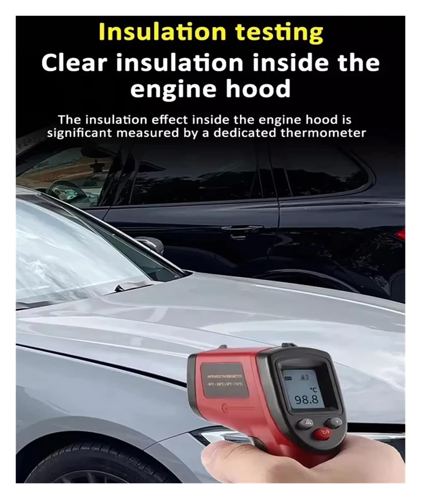 Cofano anteriore Motore Copertura insonorizzante Per Q4 E-tron Per F4 2022 ~ 2025 Vano Motore Isolamento Acustico Zerbino Anteriore Fodera Cappa Termico Pad Accessori Auto